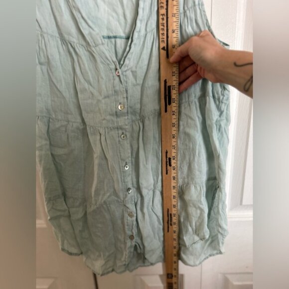 Sigrid Olsen linen blouse - Picture 3 of 7